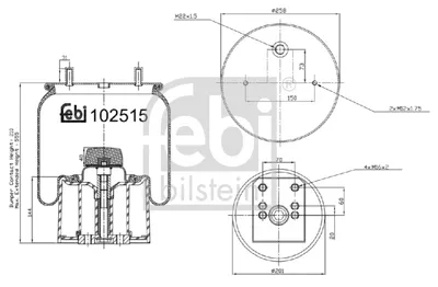 Fuelle, suspension pneumatique