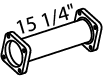 Tube d'échappement DINEX 44616