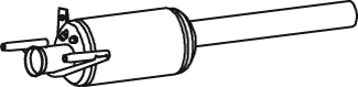 Filtre à particules / à suie, échappement Mercedes-Benz VIANO · Mercedes-Benz VITO / MIXTO Van · Mercedes-Benz VITO Bus