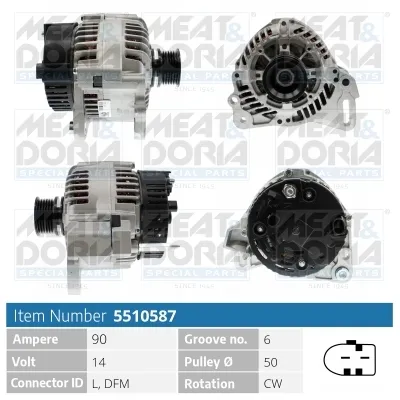 Alternateur Vw TRANSPORTER T4 Bus · Vw TRANSPORTER T4 Van · Vw TRANSPORTER T4 Platform/Chassis (70E, 70L, 70M, 7DE, 7DL, 7D