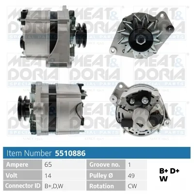 Alternateur Vw TRANSPORTER T4 Bus · Vw TRANSPORTER T4 Van · Vw TRANSPORTER T4 Platform/Chassis (70E, 70L, 70M, 7DE, 7DL, 7D