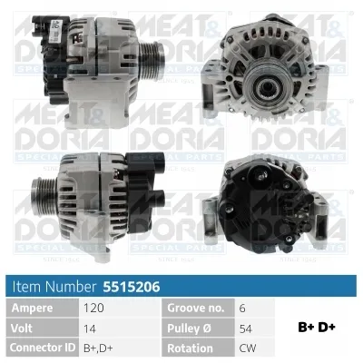 Alternateur Alfa Romeo MITO · Citroën NEMO Box Body/MPV · Fiat PANDA