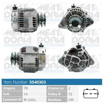 Alternateur Toyota LAND CRUISER · Toyota 4 RUNNER II · Toyota LAND CRUISER 90