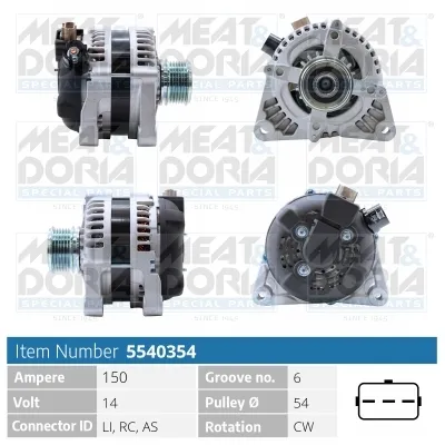 Alternateur Ford FIESTA V · Ford FUSION · Ford FOCUS C-MAX