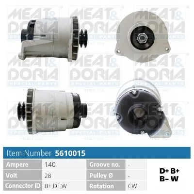 Alternateur MEAT & DORIA 5610015