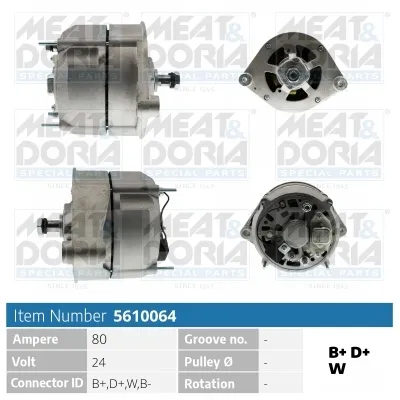 Alternateur MEAT & DORIA 5610064