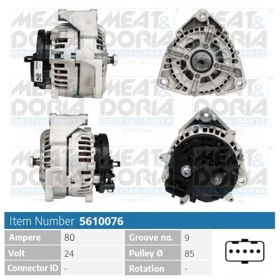 Alternateur MEAT & DORIA 5610076