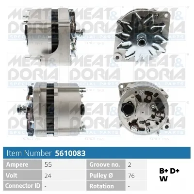 Alternateur MEAT & DORIA 5610083