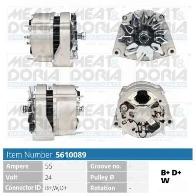 Alternateur MEAT & DORIA 5610089
