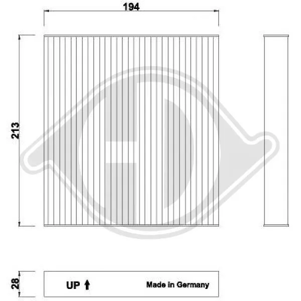 Filtre, air de l'habitacle Jaguar XE · Jaguar XF II · Jaguar F-PACE