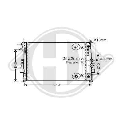 Radiateur, refroidissement du moteur Mercedes-Benz VIANO · Mercedes-Benz VITO Bus · Mercedes-Benz VITO / MIXTO Van