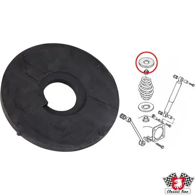 Patin de ressort Vw TRANSPORTER T4 Bus · Vw TRANSPORTER T3 Van · Vw TRANSPORTER T3 Platform/Chassis