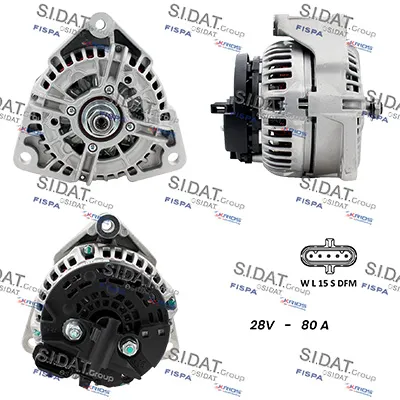 Alternateur SIDAT A24BH0161A2