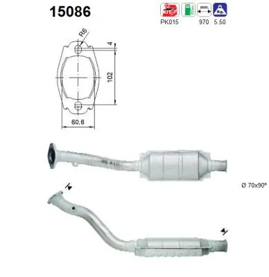Catalyseur Citroën XANTIA