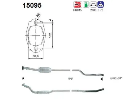 Catalyseur Citroën XANTIA · Citroën XANTIA Break