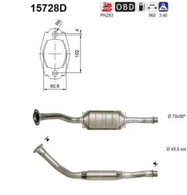Catalyseur Peugeot 306 Hatchback · Peugeot 306 · Peugeot 306 Break