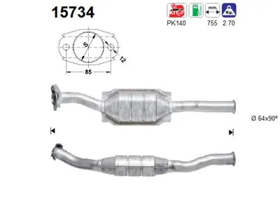 Catalyseur Citroën XSARA · Citroën XSARA Break · Citroën XSARA Coupe