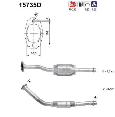Catalyseur Peugeot 306 Hatchback · Peugeot 306 · Peugeot 306 Break