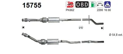 Catalyseur Citroën C5 I · Citroën C5 I Break