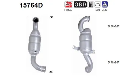 Catalyseur Peugeot 407 · Peugeot 407 SW · Citroën C4 I
