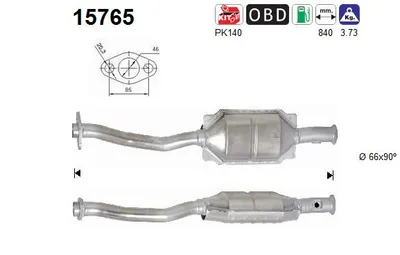 Catalyseur Citroën SAXO · Peugeot 106 II