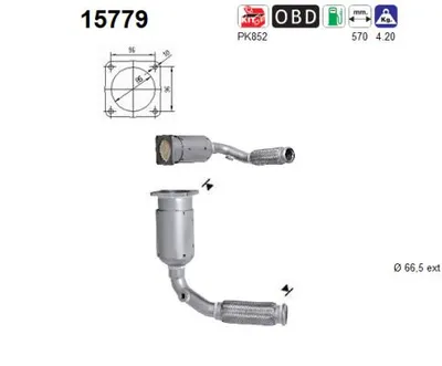 Catalyseur Citroën BERLINGO MULTISPACE · Citroën BERLINGO Box Body/MPV · Peugeot PARTNER TEPEE