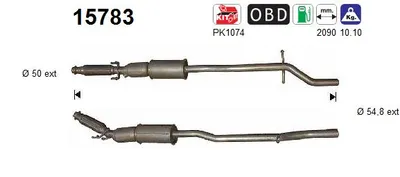 Catalyseur Citroën C5 II · Citroën C5 II Break