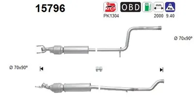 Catalyseur Citroën C4 PICASSO I MPV · Citroën C4 GRAND PICASSO I
