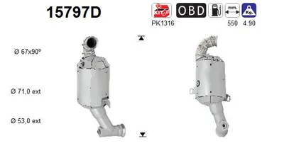Catalyseur Citroën C4 GRAND PICASSO II · Citroën C4 PICASSO II · Peugeot 308 II