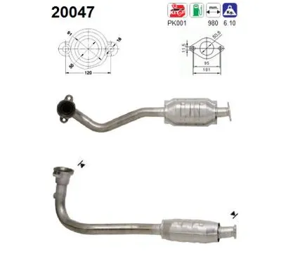 Catalyseur Ford ESCORT VI · Ford ESCORT VI Saloon · Ford ESCORT VI Turnier