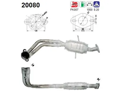 Catalyseur Ford MONDEO I · Ford MONDEO I Saloon · Ford MONDEO I Turnier