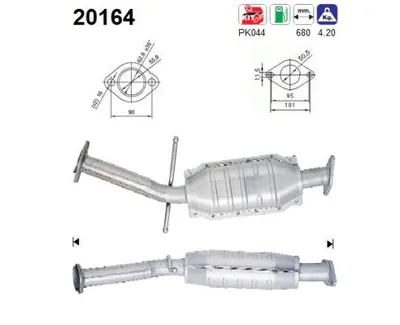 Catalyseur Ford ESCORT V · Ford ORION III · Ford ESCORT V Turnier