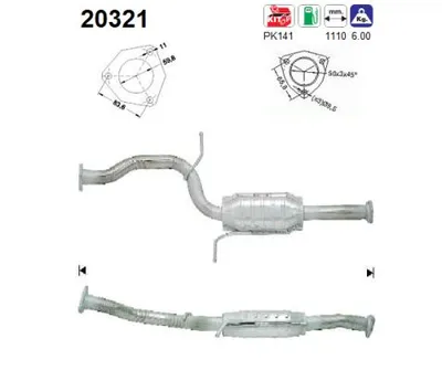 Catalyseur Ford GALAXY I