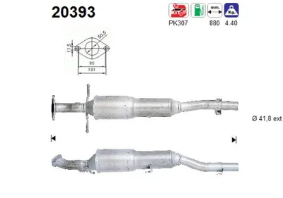 Catalyseur Ford FOCUS I · Ford FOCUS I Saloon · Ford FOCUS I Turnier