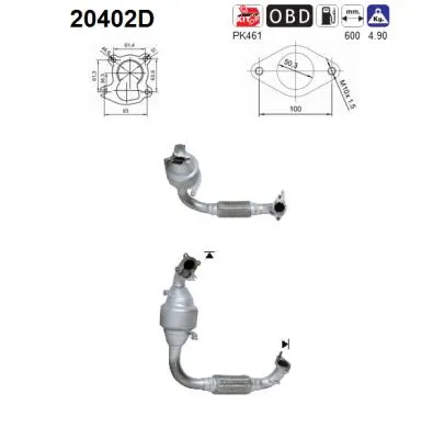 Catalyseur Ford FIESTA V