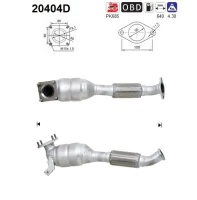 Catalyseur Ford FOCUS I · Ford FOCUS I Saloon · Ford FOCUS I Turnier