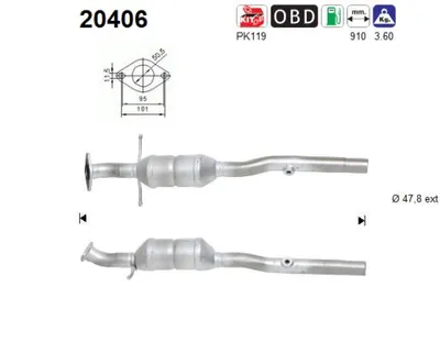Catalyseur Ford FOCUS I · Ford FOCUS I Saloon · Ford FOCUS I Turnier