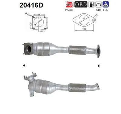Catalyseur Ford TRANSIT CONNECT