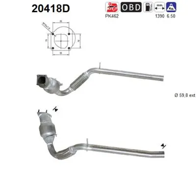 Catalyseur Ford TRANSIT Bus · Ford TRANSIT Van · Ford TRANSIT Platform/Chassis
