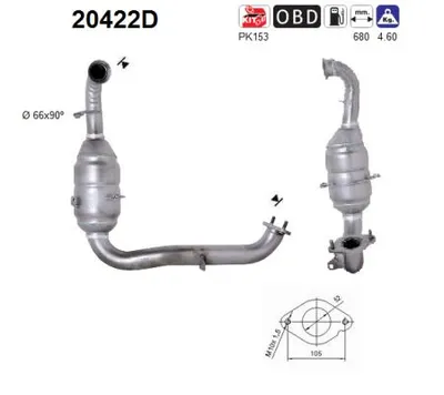 Catalyseur Ford FOCUS C-MAX · Mazda 3 Saloon · Mazda 3