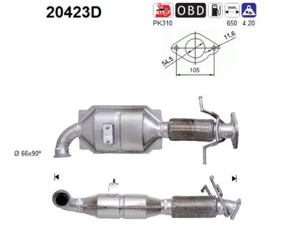 Catalyseur Ford FOCUS C-MAX · Ford FOCUS II · Ford FOCUS II Turnier