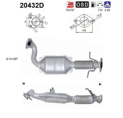 Catalyseur Ford FOCUS II · Ford FOCUS II Turnier · Ford FOCUS C-MAX
