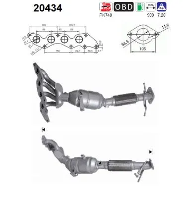 Catalyseur Ford MONDEO IV Turnier · Ford MONDEO IV · Ford MONDEO IV Saloon