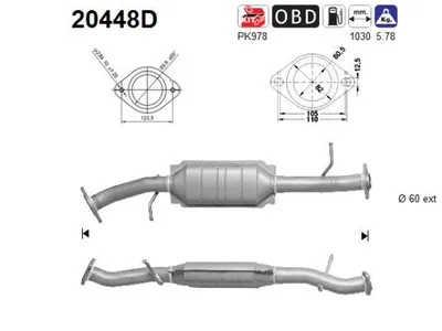 Catalyseur Ford RANGER