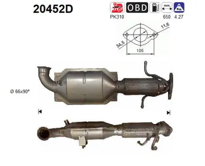 Catalyseur Ford FOCUS II · Ford FOCUS II Turnier · Ford FOCUS II Saloon