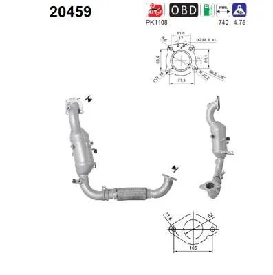 Catalyseur Ford FOCUS III · Ford FOCUS III Turnier · Ford FOCUS III Saloon