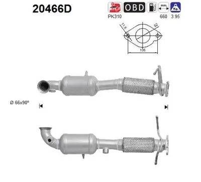 Catalyseur Ford KUGA I