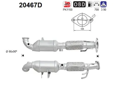 Catalyseur Ford GRAND C-MAX · Ford C-MAX II · Ford FOCUS III Saloon