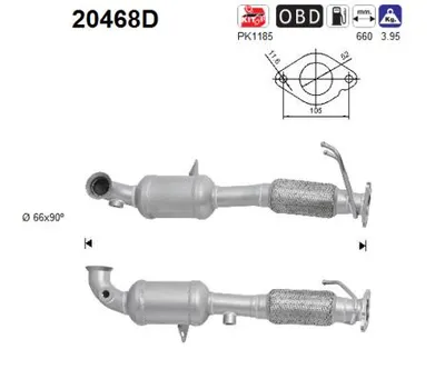 Catalyseur Ford KUGA II · Ford KUGA II VAN