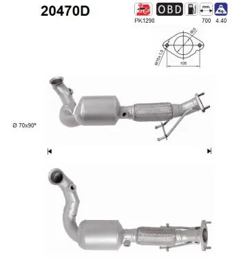 Catalyseur Ford S-MAX · Ford MONDEO IV · Ford MONDEO IV Turnier